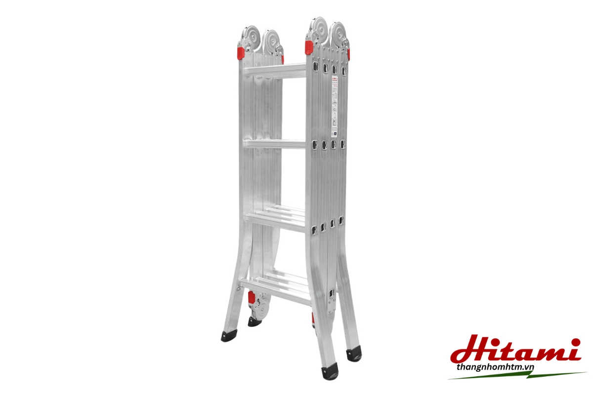 Thang nhôm gấp 4 khúc Ameca