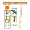 Thang xếp sợi thủy tinh kéo dài 2×14 bậc 7.9 m Wadfow WLD0928