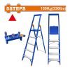 Thang nhôm ghế gia đình 5 bậc 1.56 m Wadfow WLD1H05