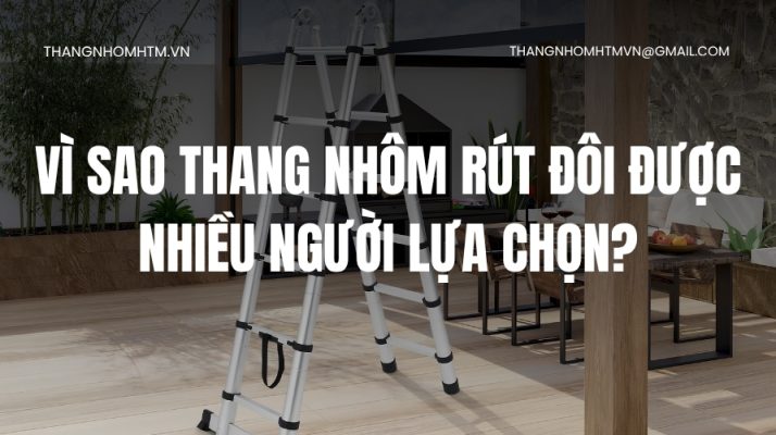 Thang nhôm rút đôi