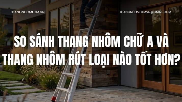 so sánh thang nhôm chữ a và thang nhôm rút